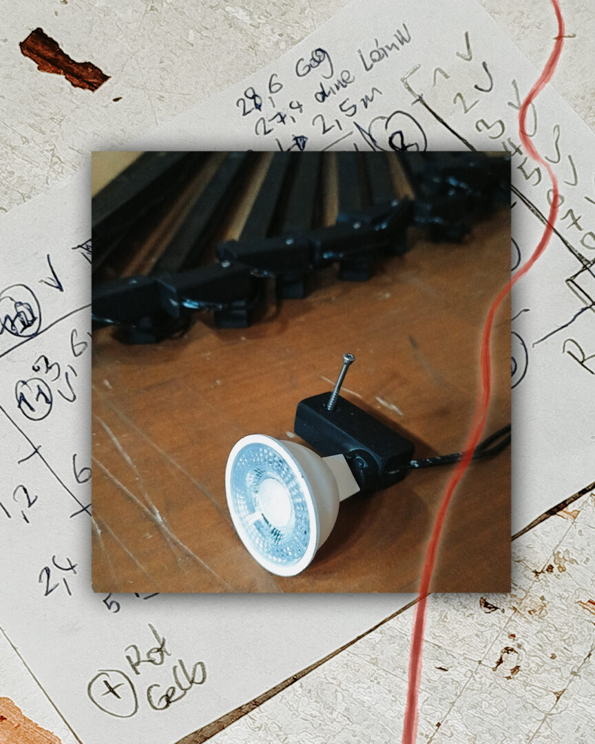 LastingLines audiovisual exhibition in the making