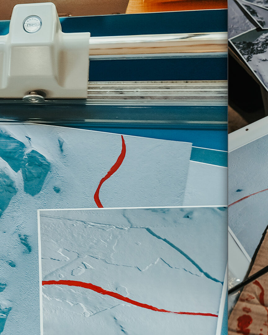 LastingLines audiovisual exhibition in the making