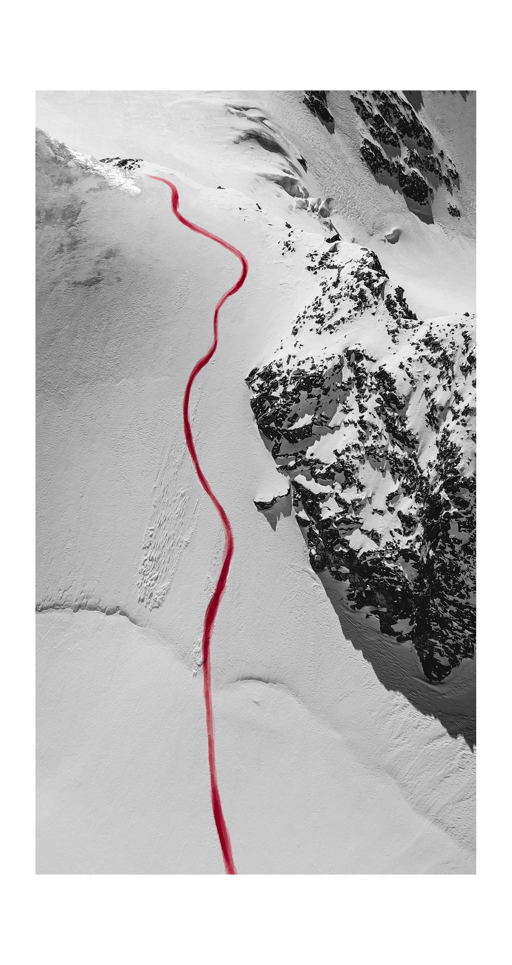LastingLines 6. Wildspitzgletscher I | 26-04-25 | 46°53'17.60"N | 10°51'41.00"E | 3530 M