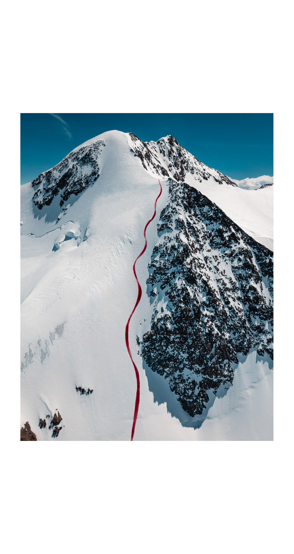 LastingLines 7. Wildspitzgletscher III | 26-04-27 | 46°53'16.47"N | 10°51'55.14"E | 3633 M